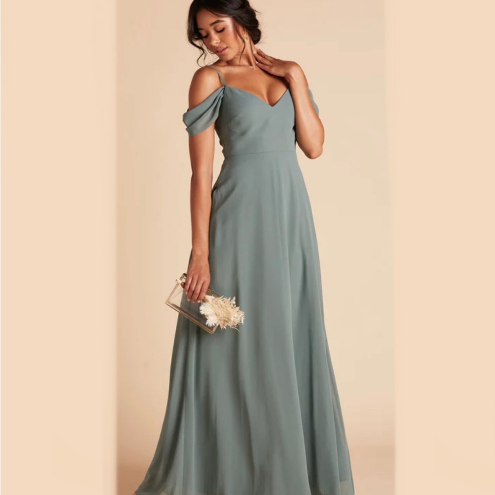 Birdy Grey Devin Convertible Maxi Dress in Seaglass Size: M